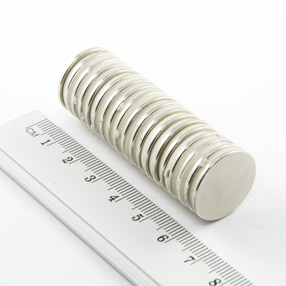 MW 20x1,5 / N38 - magnes neodymowy walcowy