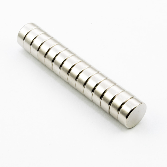 MW 10x4 / N38 - magnes neodymowy walcowy