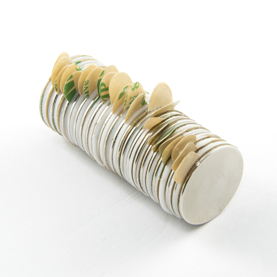 MW 20x1 z klejem "S" / N38 - magnes neodymowy walcowy