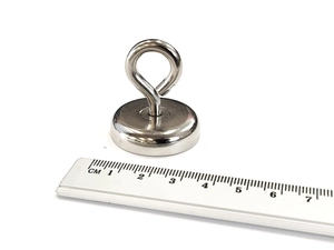 HE32 UM 32 x 8 / M5 - uchwyt neodymowy z haczykiem zamkniętym