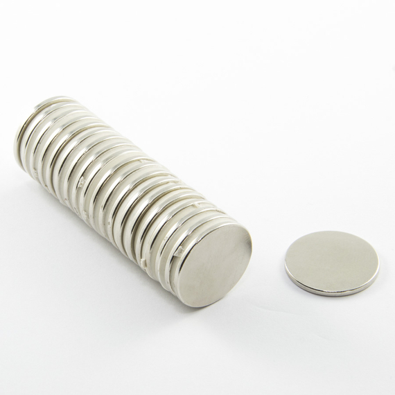 MW 20x1,5 / N38 - magnes neodymowy walcowy