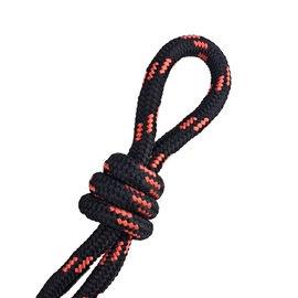 Lina - 10mm - czarna z czerwonym przeplotem