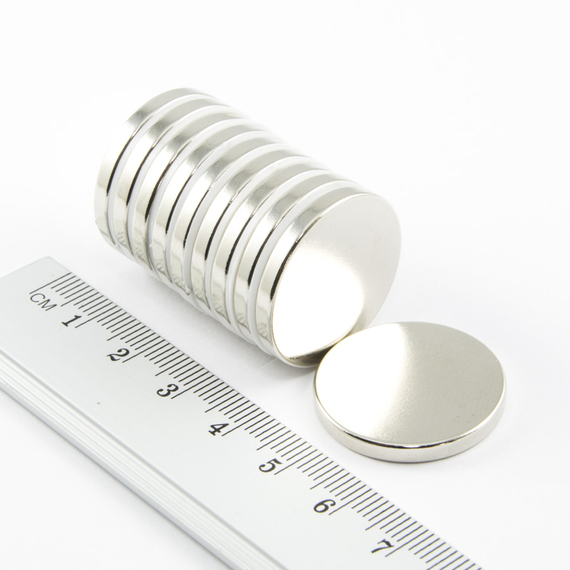 MW 25x3 / N38 - magnes neodymowy walcowy