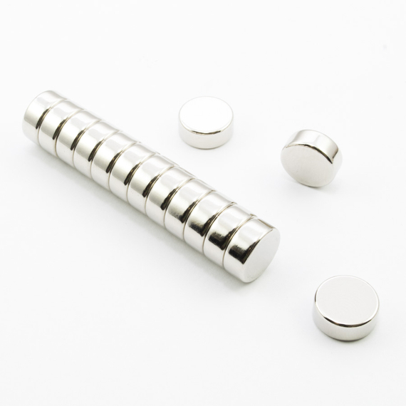 MW 12x5 / N38 - magnes neodymowy walcowy