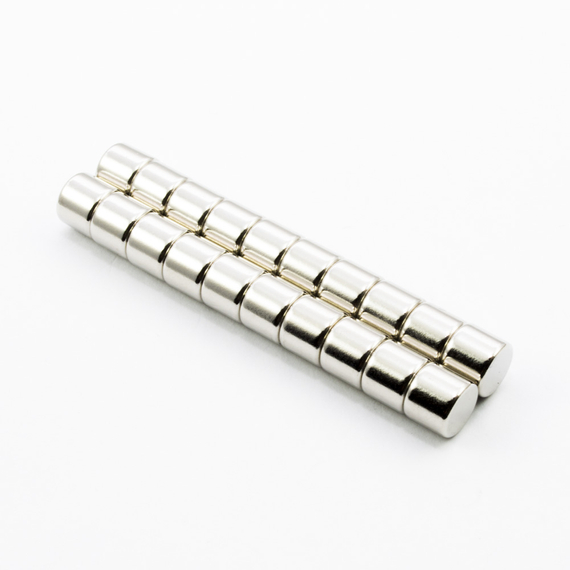 MW 7,2x6 / N38 - magnes neodymowy walcowy
