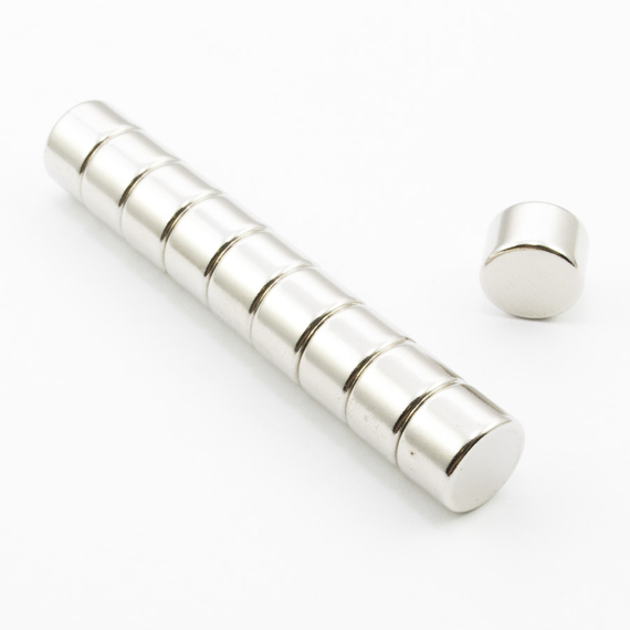 MW 12x8 / N38 - magnes neodymowy walcowy