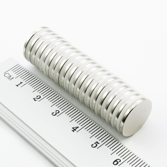 MW 15x1,5 / N38 - magnes neodymowy walcowy