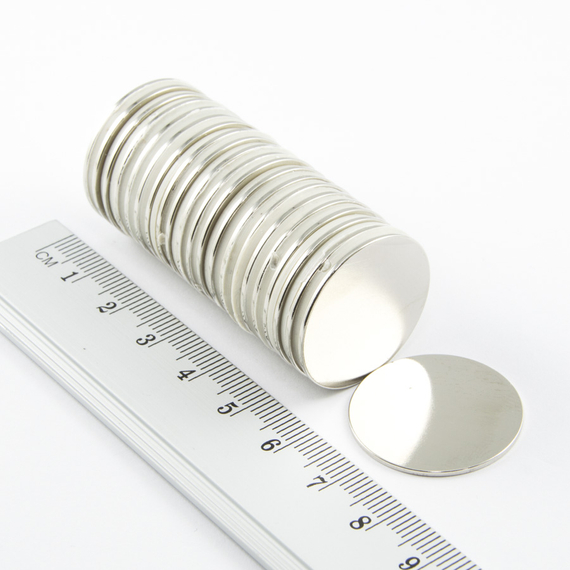 MW 25x1 / N38 - magnes neodymowy walcowy