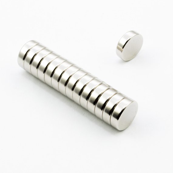 MW 10x3 / N38 - magnes neodymowy walcowy