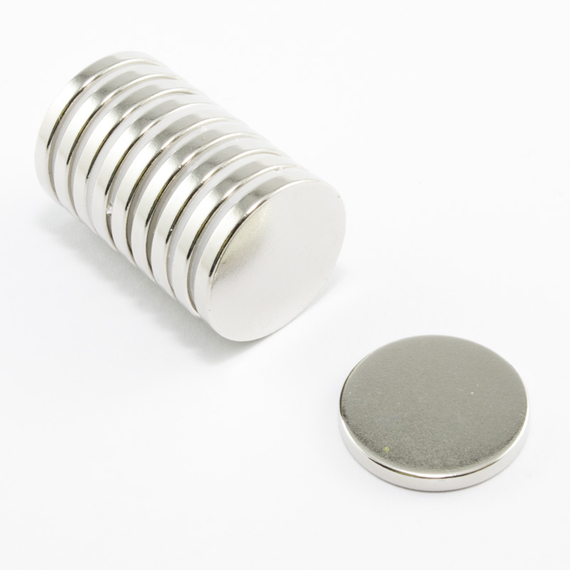 MW 16x2 / N38 - magnes neodymowy walcowy