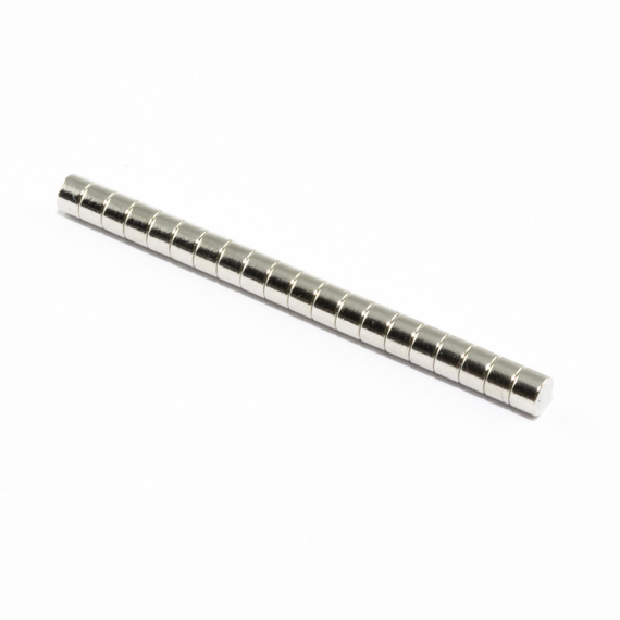 MW 3x2 / N38 - magnes neodymowy walcowy