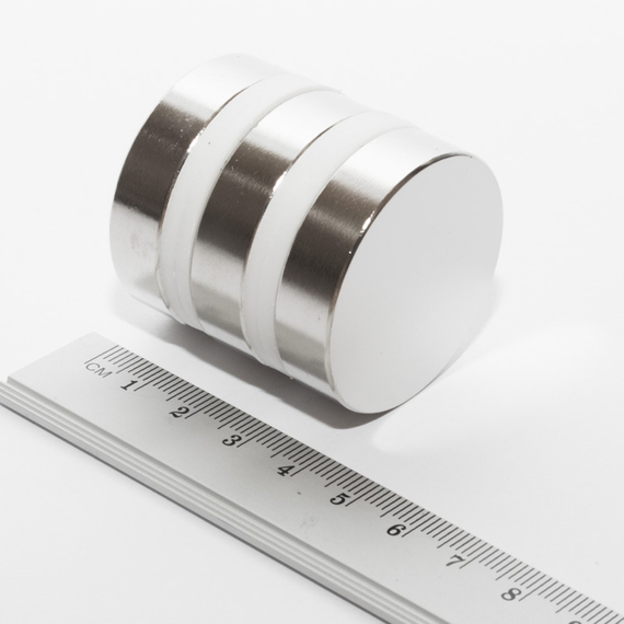 MW 40x10 / N38 - magnes neodymowy walcowy