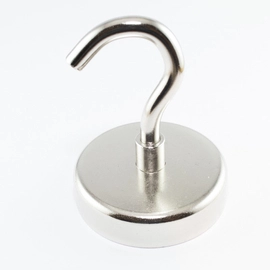 E75 - UM 75 x 18 x M10 wewn. x 33 - uchwyt neodymowy z haczykiem sufitowym