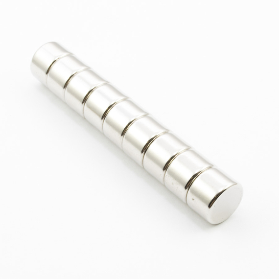 MW 12x8 / N42 - magnes neodymowy walcowy