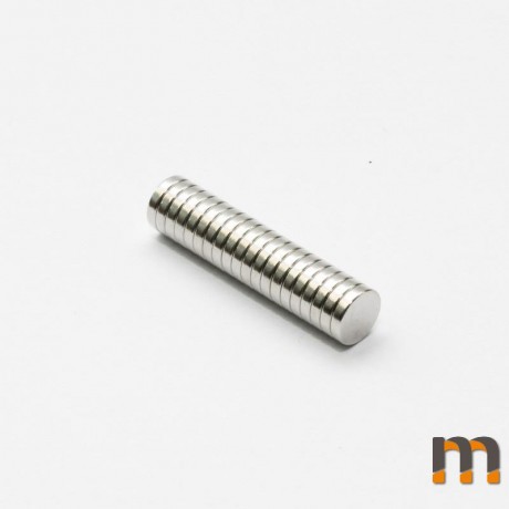 MW 6x1,5 / N38 - magnes neodymowy walcowy