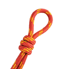 Lina - 8mm - czerwona z żółtym przeplotem