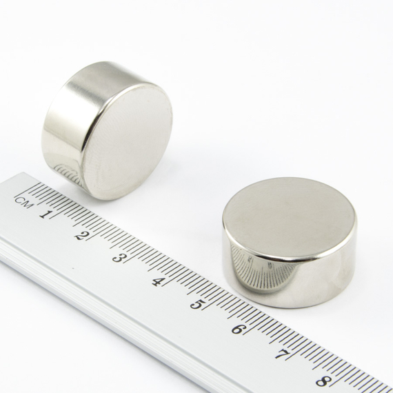 MW 25x12 / N38 - magnes neodymowy walcowy