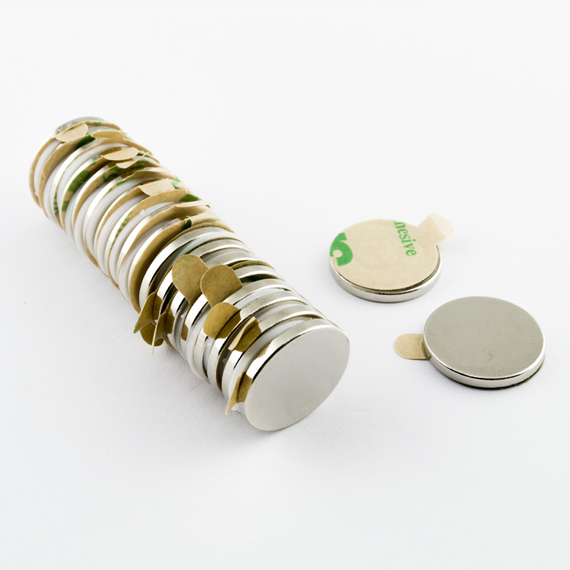 MW 17x2 z klejem "S" / N38 - magnes neodymowy walcowy