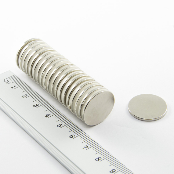 MW 20x1,5 / N38 - magnes neodymowy walcowy