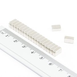 MPŁ 8x5x3 / N38 - magnes neodymowy płytkowy