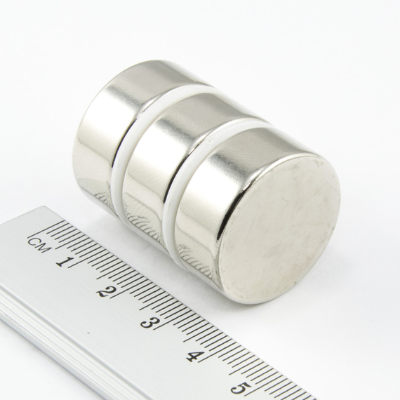 MW 25x10 / N38 - magnes neodymowy walcowy