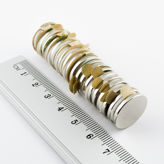 MW 17x2 z klejem "S" / N38 - magnes neodymowy walcowy