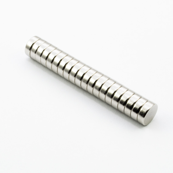 MW 8x2,6 / N38 - magnes neodymowy walcowy