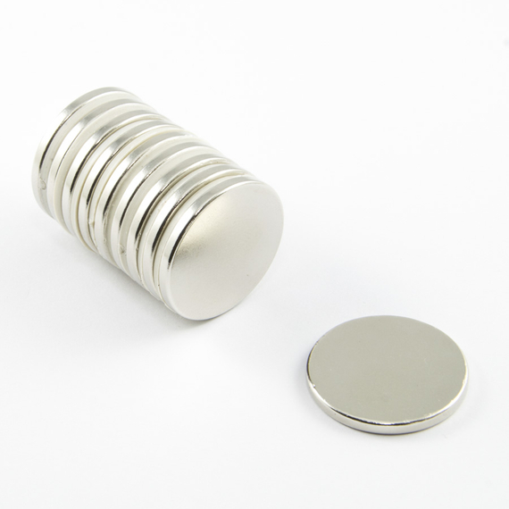 MW 25x2,5 / N38 - magnes neodymowy walcowy