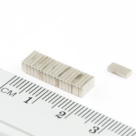 MPŁ 6x3x1 / N38 - magnes neodymowy płytkowy