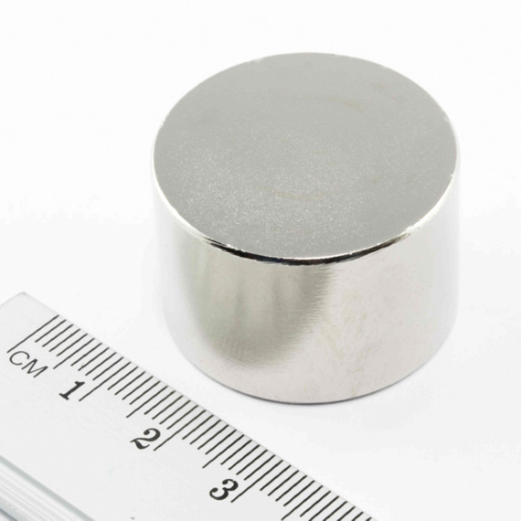 MW 30x20 / N38 - magnes neodymowy walcowy