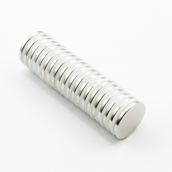 MW 15x1,5 / N38 - magnes neodymowy walcowy