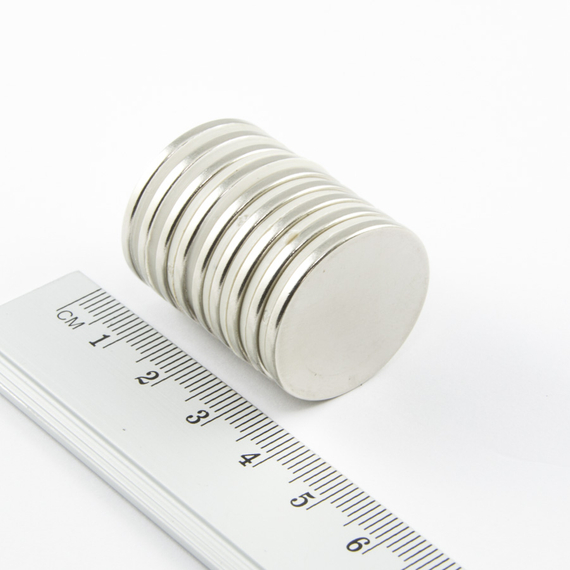 MW 25x2 / N38 - magnes neodymowy walcowy
