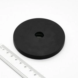 GW88 - uchwyt neodymowy gumowy - czarny