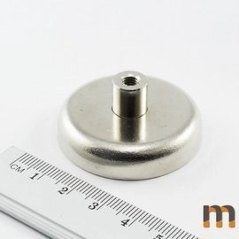 D42L - UM 42 x 8,5 x M8 wewn. x 15,5 - uchwyt neodymowy