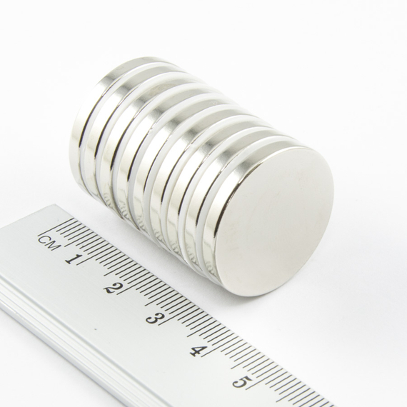 MW 25x3 / N38 - magnes neodymowy walcowy
