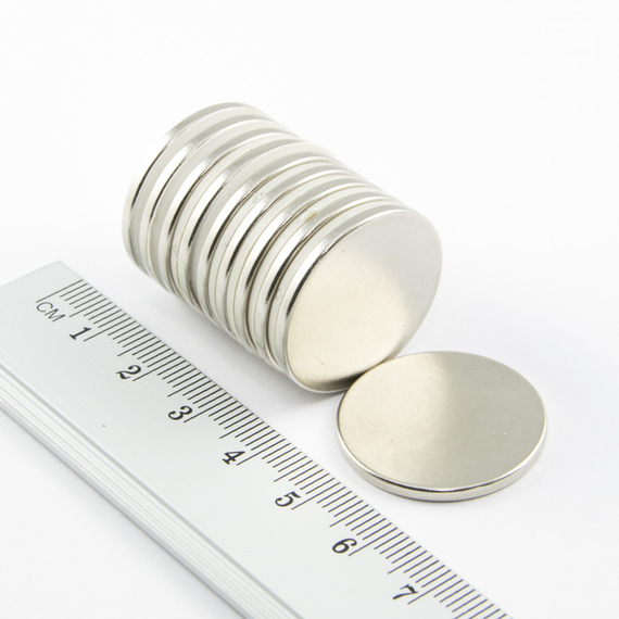 MW 25x2 / N38 - magnes neodymowy walcowy