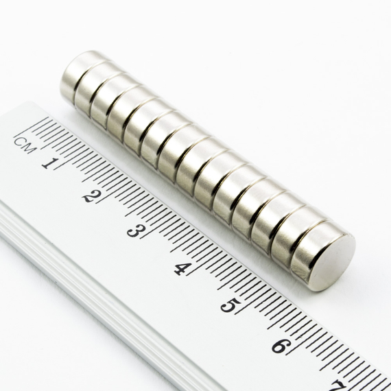 MW 10x4 / N38 - magnes neodymowy walcowy