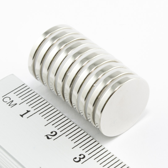 MW 16x2 / N38 - magnes neodymowy walcowy