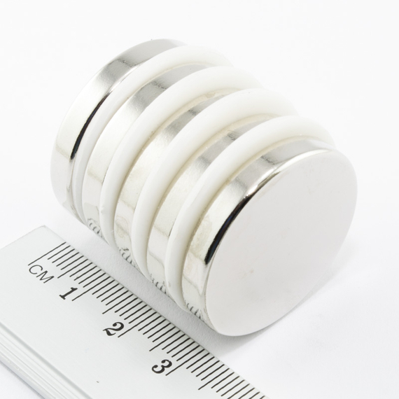 MW 30x5 / N38 - magnes neodymowy walcowy