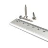 Wkręt do drewna stożkowy z pełnym gwintem - 4 x 30 mm / INOX